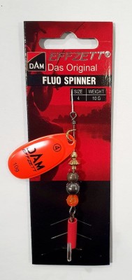 BŁYSTKA OBROTOWA DAM FLUO SPINNER 60684 #4 waga: 10g - ORANGE 