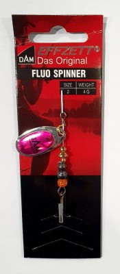 BŁYSTKA OBROTOWA DAM FLUO SPINNER 60671 #2 waga: 4g - MAGENTA PRISMA 