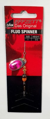 BŁYSTKA OBROTOWA DAM FLUO SPINNER 60663 #1 waga: 3g - MAGENTA PRISMA