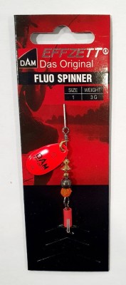 BŁYSTKA OBROTOWA DAM FLUO SPINNER 60658 #1 waga: 3g - RED 