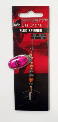 BŁYSTKA OBROTOWA DAM FLUO SPINNER 60679 #3 waga: 6g - MAGENTA PRISMA