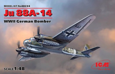 ICM 48234 1:48 Ju 88A-14, WWII German Bomber