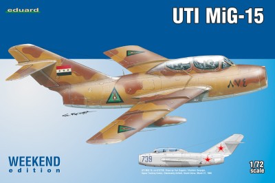 EDUARD 7433 1:72 UTI MIG-15 WEEKEND EDITION