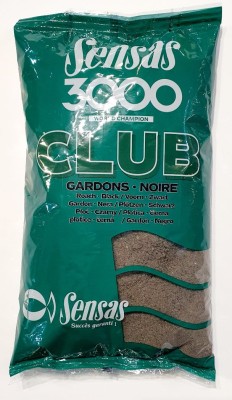 ZANĘTA SENSAS CLUB GARDONS NOIRE 1kg (płocie, drobna frakcja) [11551]