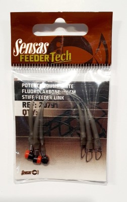 SENSAS Skrętka Do Feedera 6cm 3szt FLUOROCARBON [20791]