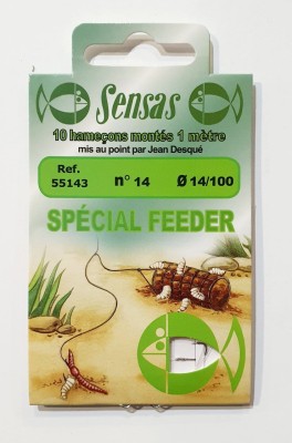 PRZYPONY SENSAS SPECIAL FEEDER #14 0.14mm/100CM (op. 10szt) [55143] 
