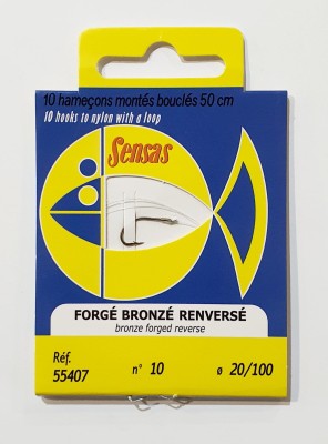 PRZYPONY SENSAS BRONZE RENVERSE #10 0.20mm/50CM (op. 10szt) [55407]
