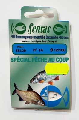 PRZYPONY SENSAS SPECIAL PECHE #14 0.12mm/40CM (op. 10szt) [55120]