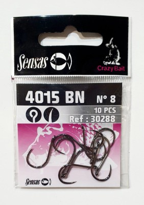 HACZYKI SENSAS 4015 nr8 BARBLESS EYED (opak. 10szt) 