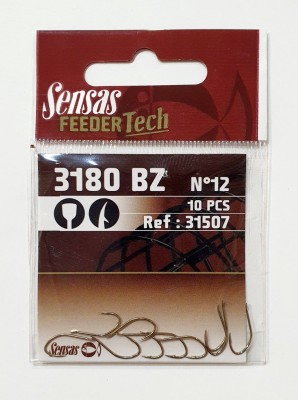 HACZYKI SENSAS 3180 nr12 FEEDER TECH (opak. 10szt) 