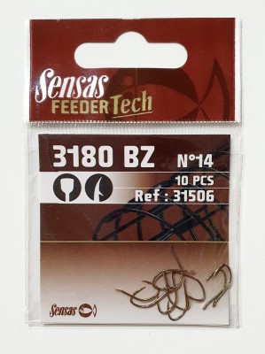 HACZYKI SENSAS 3180 nr14 FEEDER TECH (opak. 10szt) 