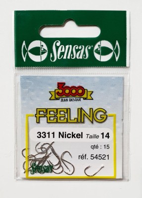 HACZYKI SENSAS 3311 nr14 Feeling NICKEL (opak. 15szt.) 