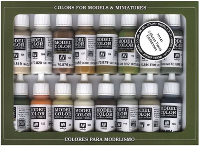 VALLEJO 70141 EARTH TONES [PAINT SET]