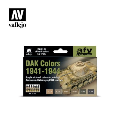 VALLEJO 71207 DAK Colors 1941-1944 [PAINT SET]