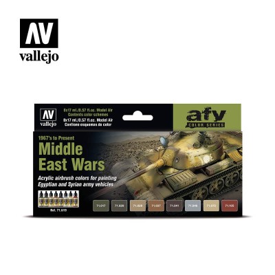VALLEJO 71619 Middle East Wars (1967’s to Present) [PAINT SET]