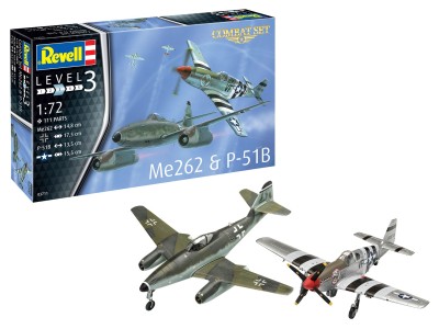 REVELL 03711 1:72 Me262 & P-51B - Combat Set
