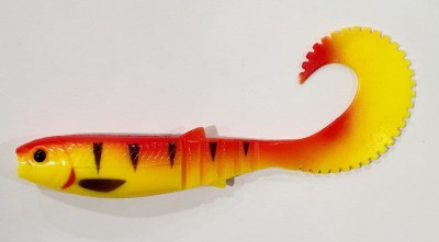 SAVAGE GEAR TWISTER CANNIBAL 10cm - GOLDEN AMBULANCE CURLTAIL (op. 1szt) [63808] 