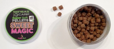 PELLETS SENSAS SUPER SOFT 6mm SWEET MAGIC 60g (miękki pellet) [45293] 