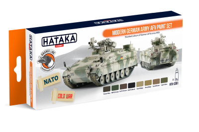 HATAKA CS81 Modern German Army AFV [PAINT SET]