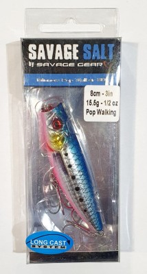 Y SG 64088 POPPER 3D MINNOW 8 14g F PIN