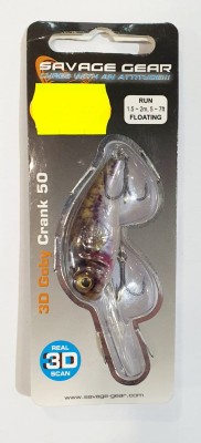 Y SG 62164 3D GOBY CRANK 5cm 7g GOBY