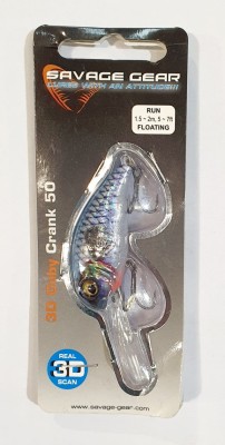 Y SG 62168 3D GOBY CRANK 5cm 7g BLUE SIL