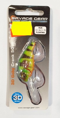 Y SG 62167 3D GOBY CRANK 5cm 7g FIRETIGE