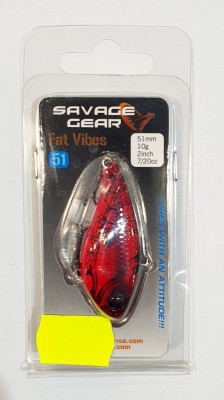 WOBLER SAVAGE GEAR FAT VIBES 51mm 10g RED CRAYFISH [48602]