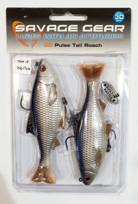 Y SG 63723 3D PULSE TAIL ROACH 13cm 38,5