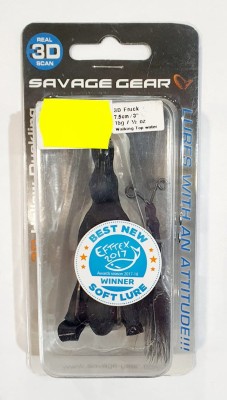 Y SG 57653 3D HOLLOW DUCK 7,5cm 15g BLAC