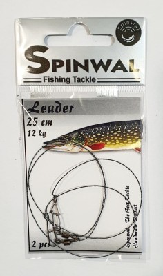 SPINWAL PRZYPON 25cm 12kg WOLFRAMOWY op. 2szt [37112]