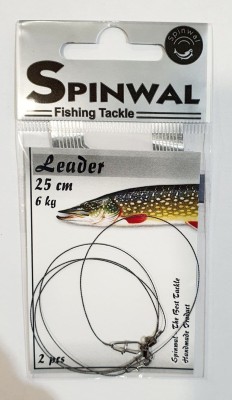 SPINWAL PRZYPON 25cm 6kg WOLFRAMOWY op. 2szt [37115]