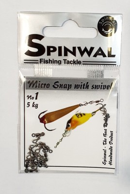 SPINWAL AGRAFKA #1 5kg z KRĘTLIKIEM MICRO SNAP op. 10szt [37141]
