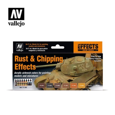 VALLEJO 71186 Rust & Chipping Effects [PAINT SET]