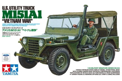 TAMIYA 35334 1:35 US Utility Truck M151A1 "Vietnam War"