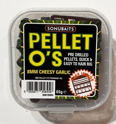 SONUBAITS PELLET O`S CHEESY GARLIC 8mm 65g [S0810004] 