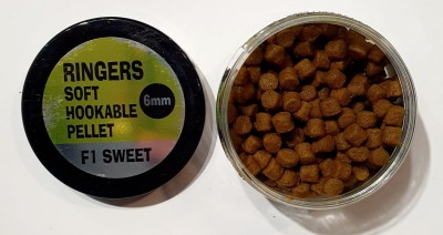RINGERS Soft Hookable Pellet 6mm - F1 SWEET (miękki pellet) #PRNG62