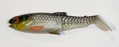 Savage Gear CRAFT CANNIBAL 8,5cm - GREEN SILVER PADDLETAIL [71805] 