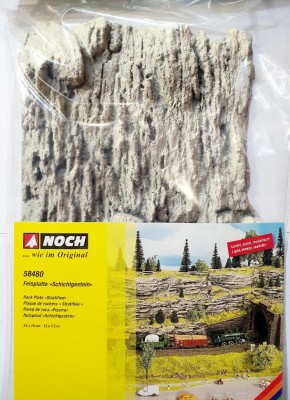 NOCH 58480 Ściana skalna „Stratyfikowana” 33 x 19 cm