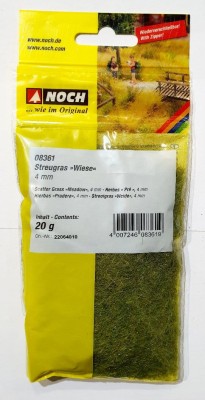 NOCH 08361 TRAWA STATYCZNA 4mm 20g ŁĄKA