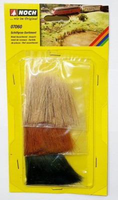 NOCH 07060 Zestaw trawy trzcinowej (green, beige, brown)