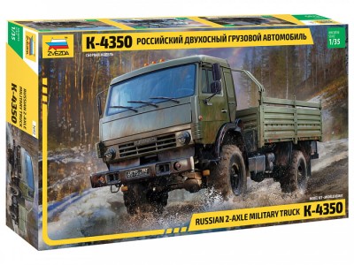 ZVEZDA 3692 1:35 Russian 2-Axle Military Truck K-4350