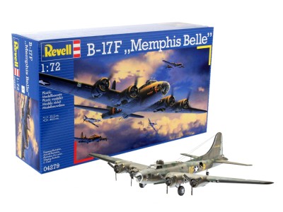 REVELL 04279 1:72 B-17F Memphis Belle