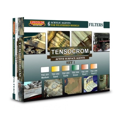 LIFECOLOR TSC01 Tensocrom Set 1 (This set contains 6 Acrylic Filters)