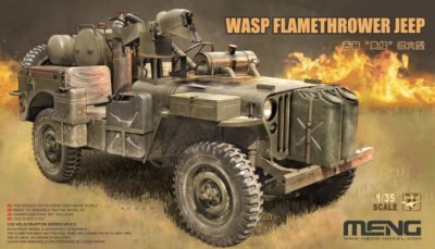 MENG VS012 1:35 WASP Flamethrower Jeep