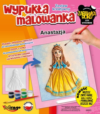 Wypukła Malowanka Księżniczka - Anastazja (68003) Zestaw Kreatywny 