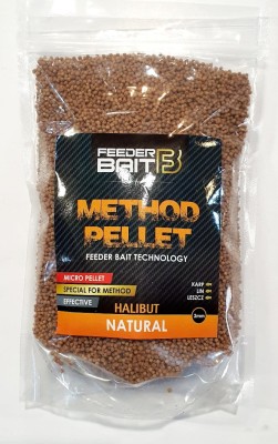 FEEDER BAIT PELLET NATURAL 2mm 800g HALIBUT (FB11-3)