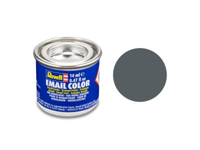 REVELL ENAMEL 32177 DUST GREY [MATT] 14ml (RAL7012) 