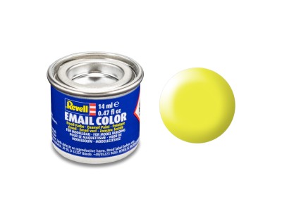 REVELL ENAMEL 32312 LUMINOUS YELLOW [SEMI-GLOSS] 14ml ( RAL1026) 