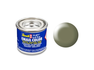 REVELL ENAMEL 32362 GREYISH GREEN [SEMI-GLOSS] 14ml (RAL6013) 